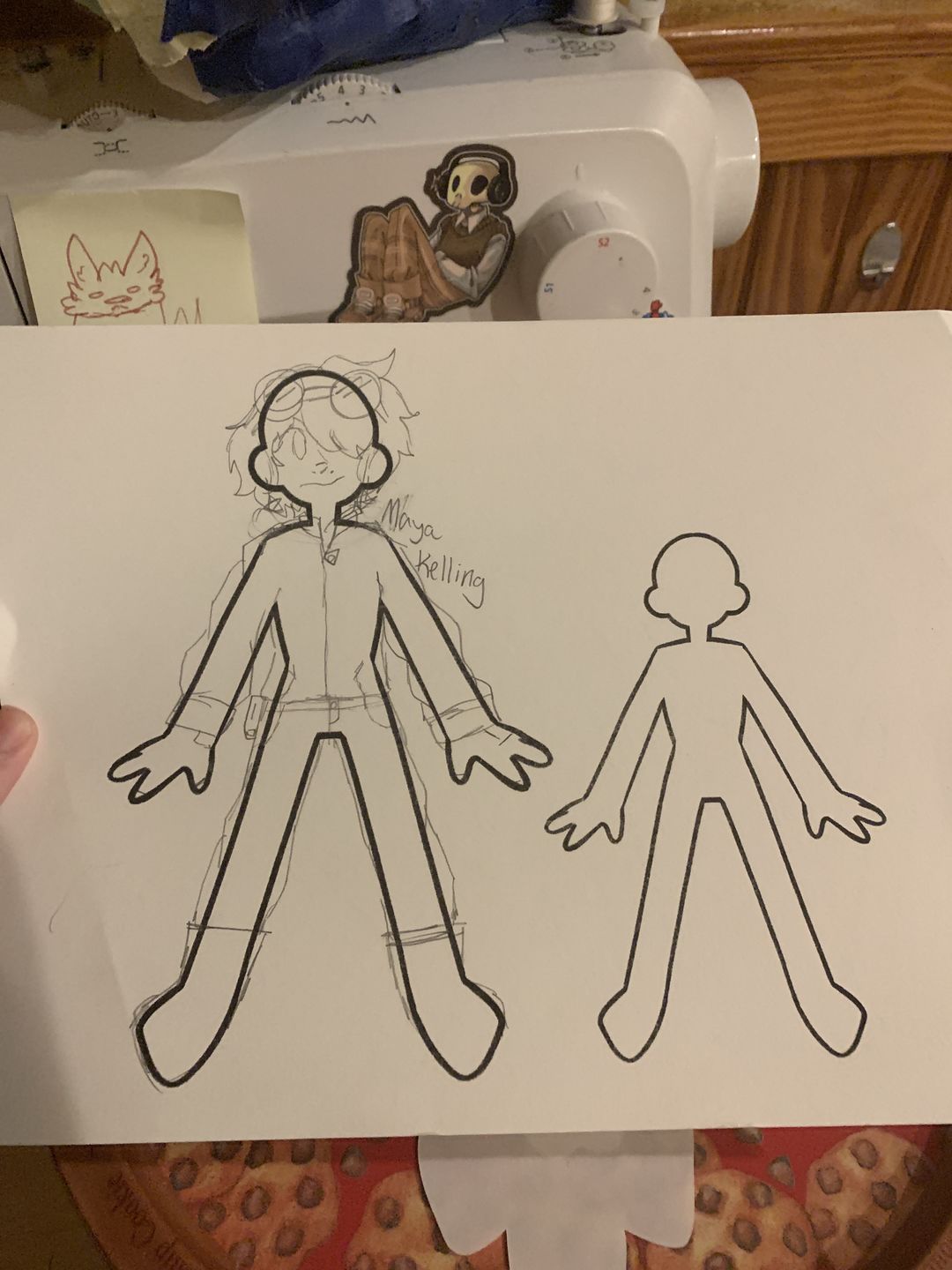 Customer photo review of Paper Doll Templates PDF