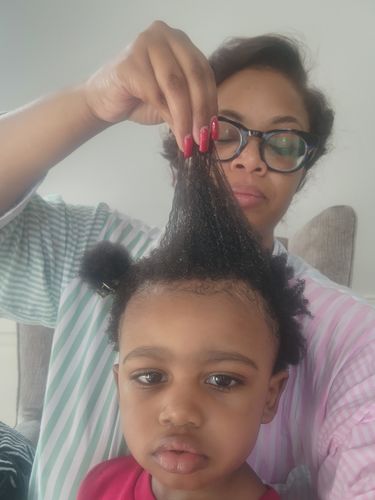 Customer photo review of 4C Coils Super Healthy hair Kit