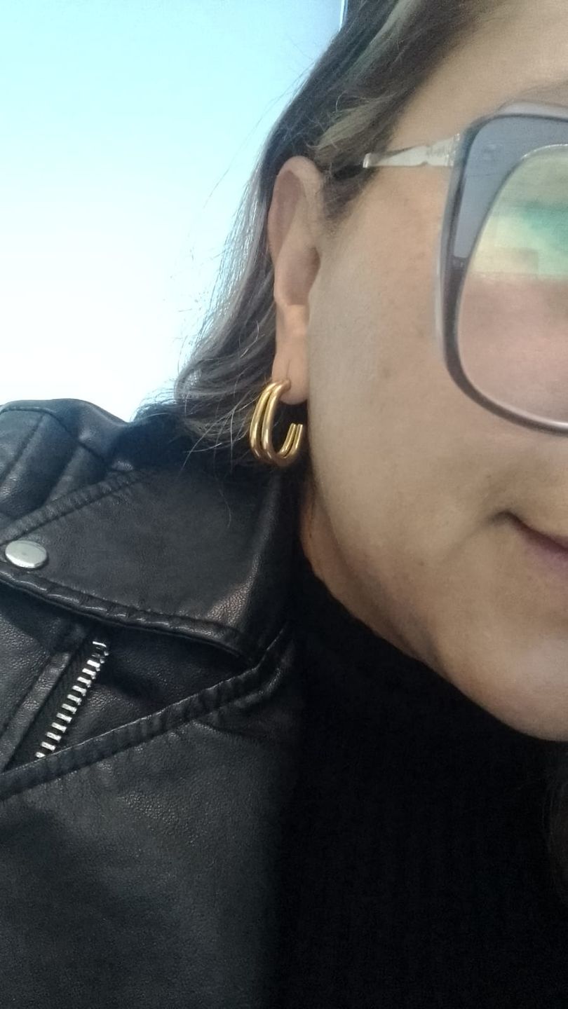 Customer photo review of Aretes Jaydy