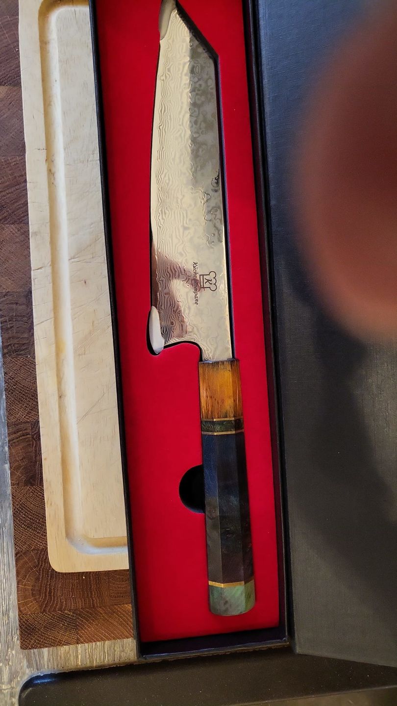 Customer photo review of Damast Gyuto