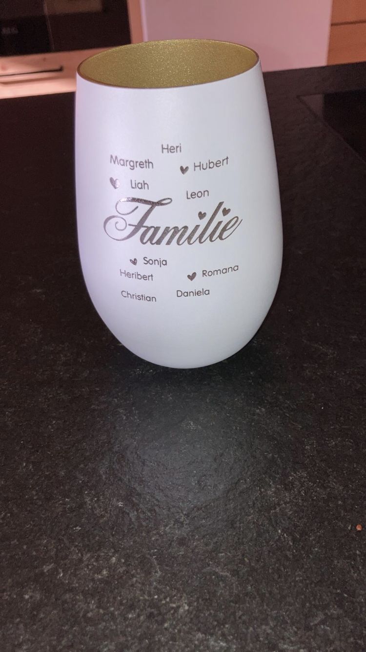 Customer photo review of Familie ist... - Familien-Windlicht