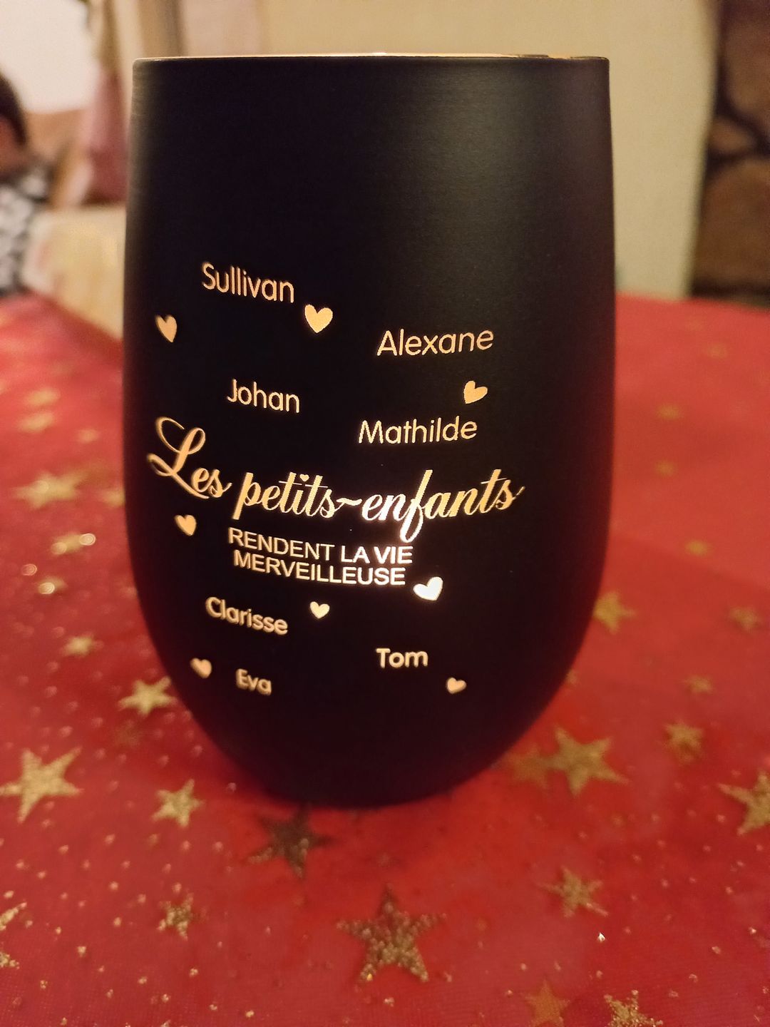 Customer photo review of Les petits-enfants - Grands-parents-Photophore