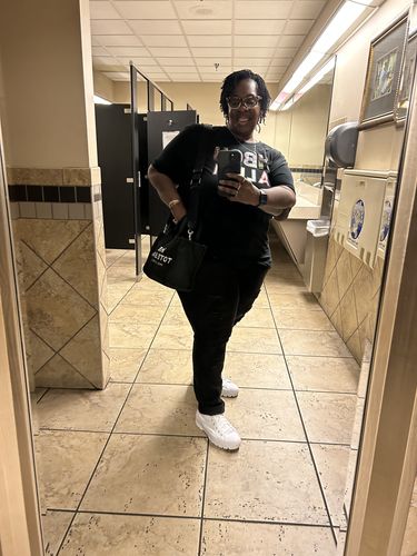 Customer photo review of HBCU ALUM T-Shirt