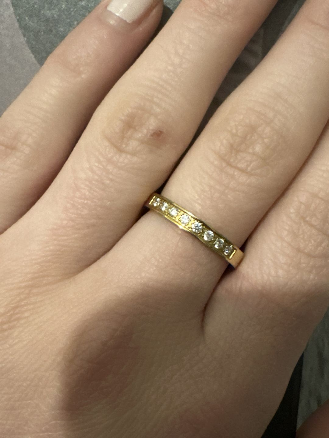 Customer photo review of Belinda Ring | 18K vergoldet