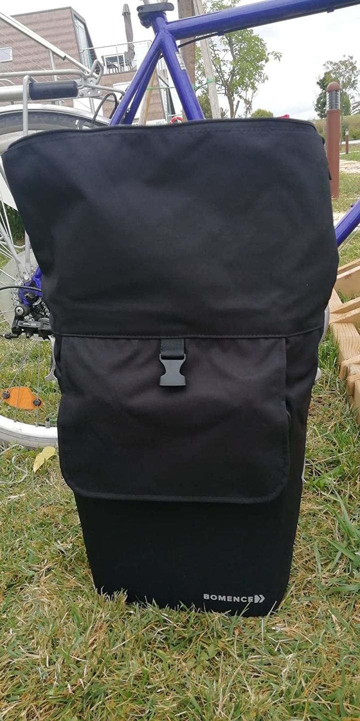 Customer photo review of Rucksack Fahrradtasche 2-in-1 reflektierend - Urban Create