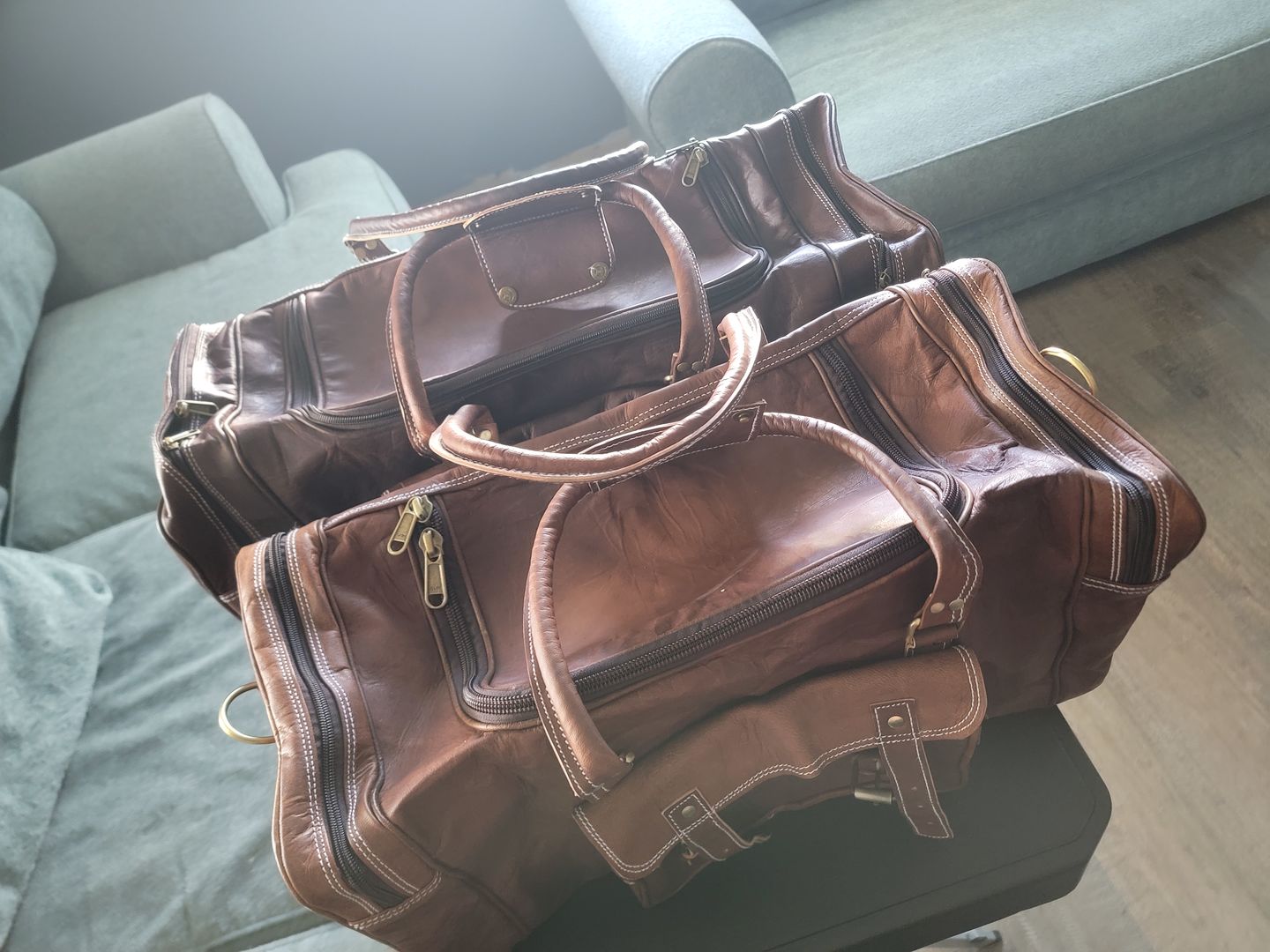 Customer photo review of BOGO: Traveler Weekender Duffle Bag + FREE Toiletry Bag