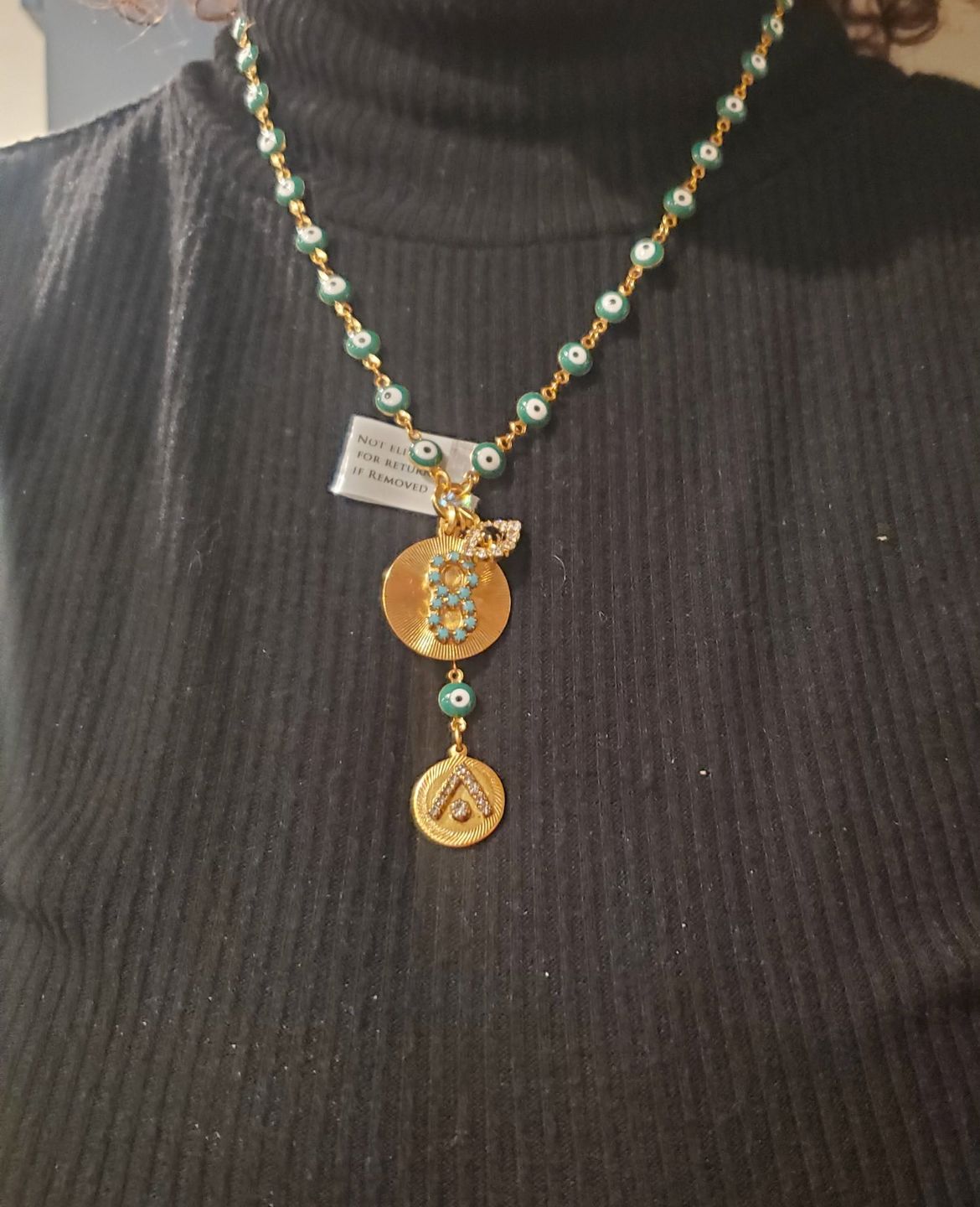 Customer photo review of Galia Necklace