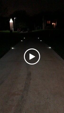 Customer video review of TSUN White Outdoor Solar Deck Lights