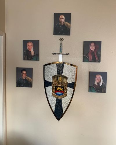 Customer photo review of The Viking Leader - Custom Canvas