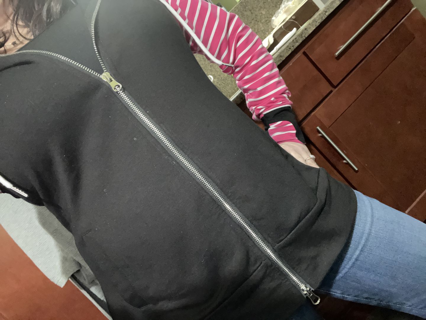 Customer photo review of Trixie Full Zip Hoodie *Hoodie of the Month