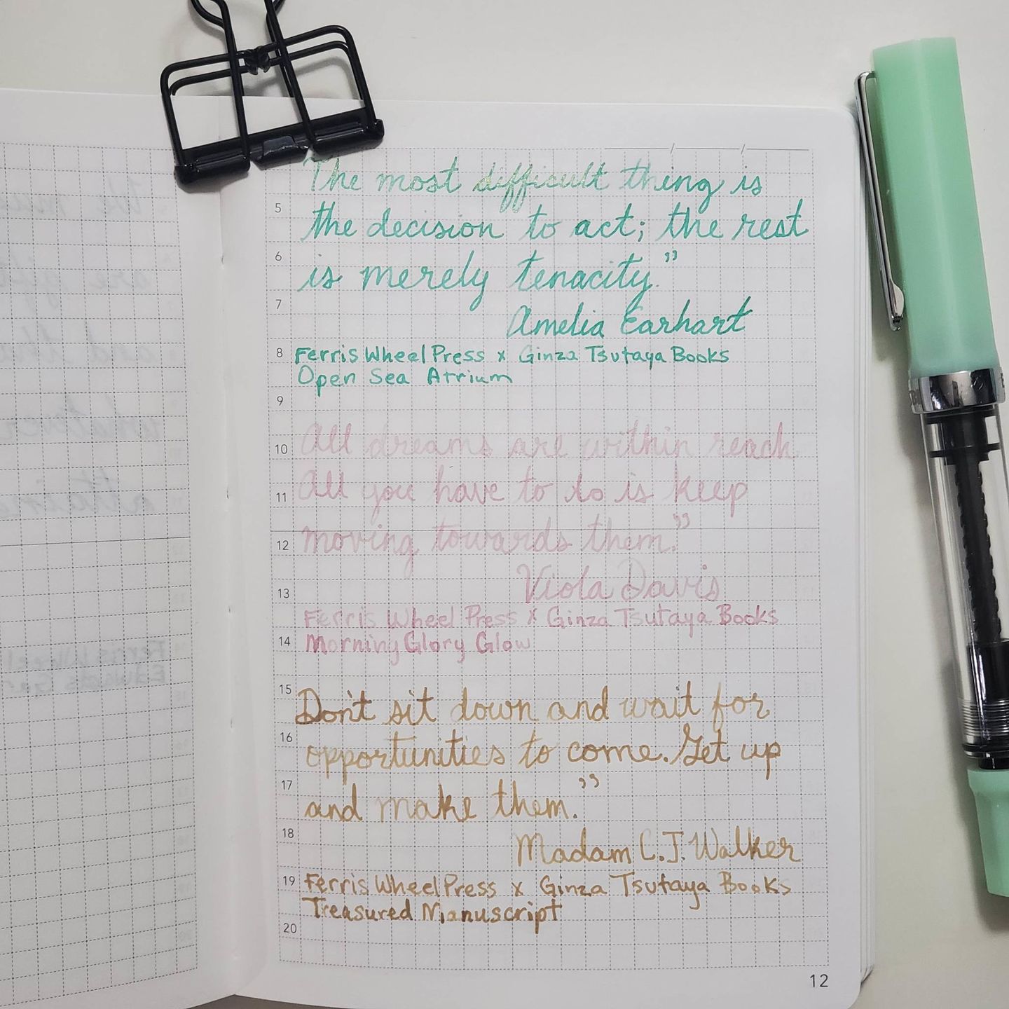 Customer photo review of A6 Notebook (192 pages)