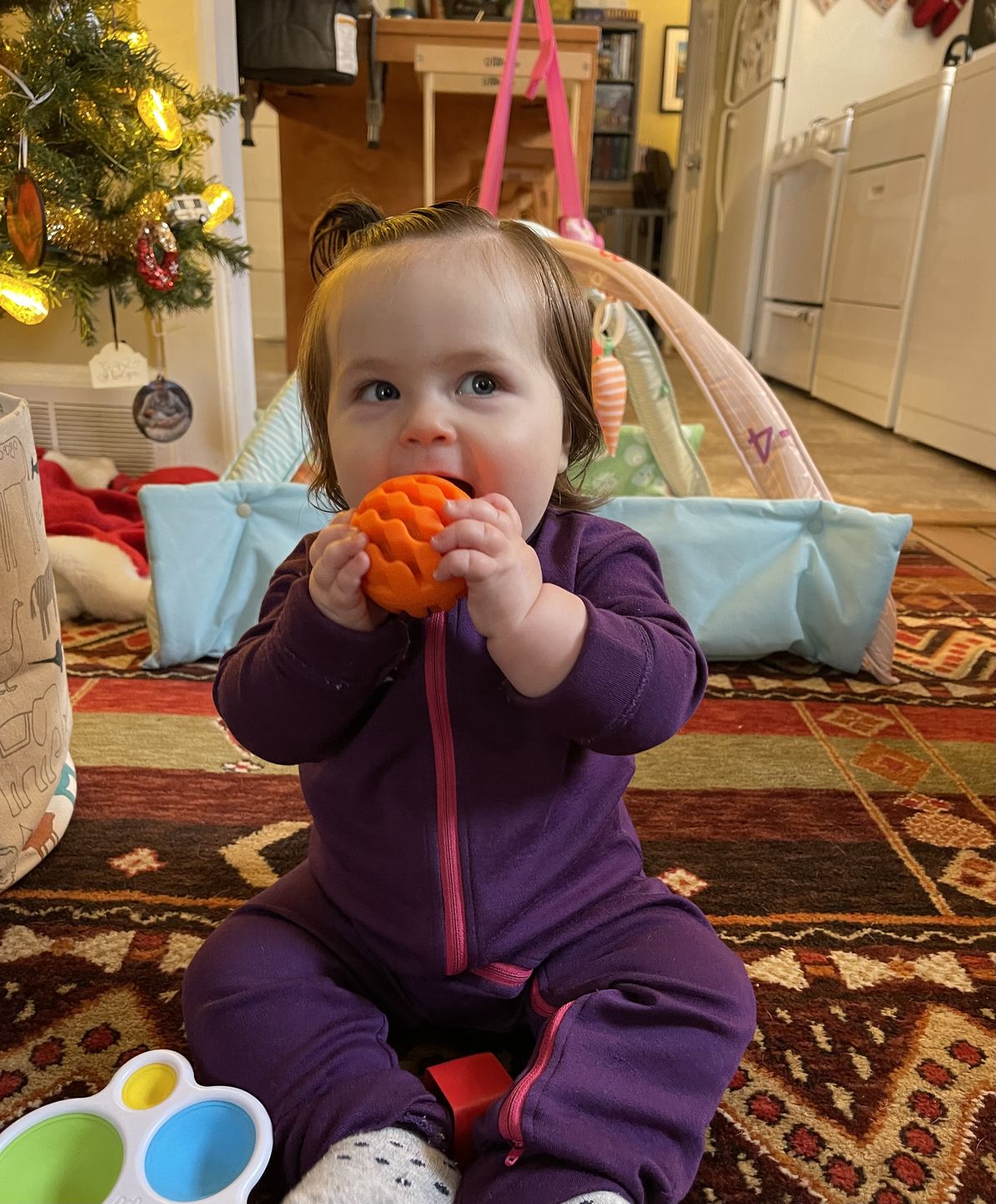 Customer photo review of baby adventure onesie