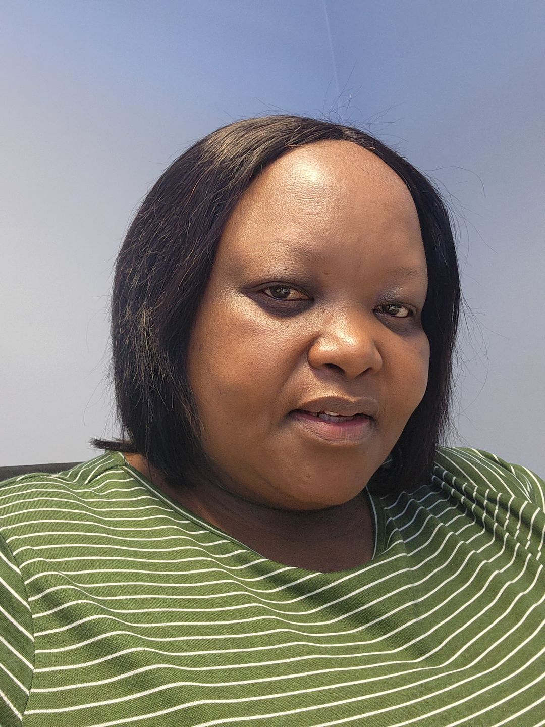 Customer photo review of Brazilian Middle Part 8inch Combo