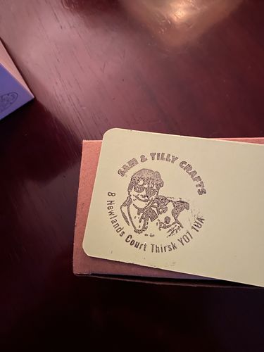 Customer photo review of Self-Inking Face Stamp