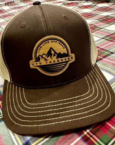Customer photo review of [6 Pack] 112 Style Leather Patch Trucker Hats - Round Patch
