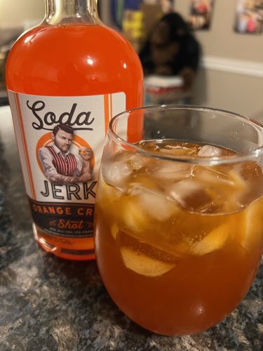 Customer photo review of Soda Jerk Orange Cream Shot Flavored Vodka (750ml)