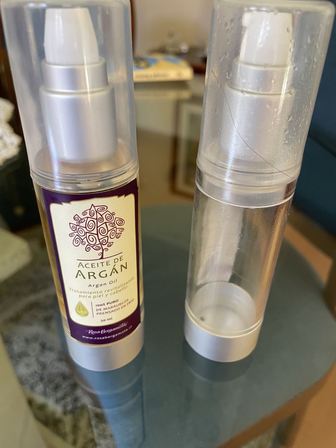 Customer photo review of Pack 2x Aceite de Argán 100%puro 50ml