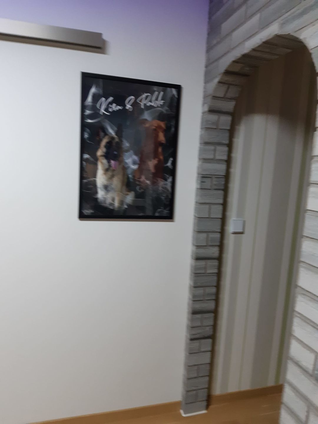 Customer photo review of Personalisiertes Portrait Poster und Leinwand - Rauch Stil