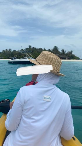 Customer photo review of Classic White Swim Set