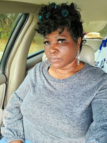 Customer photo review of Hoop Name Earrings