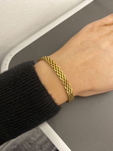 Customer photo review of Woven bracelet