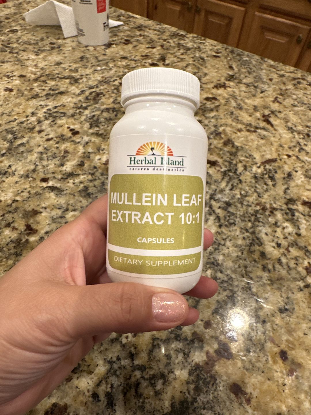 Customer photo review of Mullein Leaf Capsule (Lung Detox Mucus)