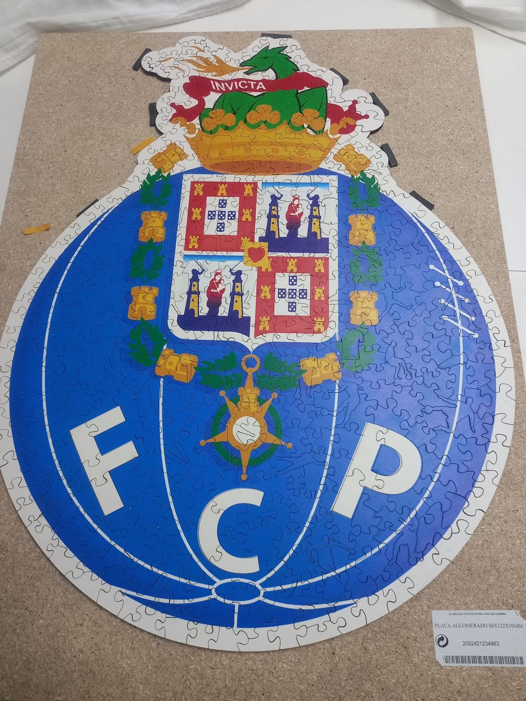 Customer photo review of FC Porto® Logo - Official Wooden Puzzle