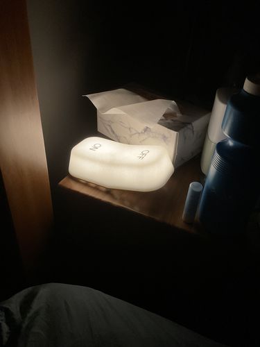 Customer photo review of ON-OFF switch USB LED Light - great for teens & adults