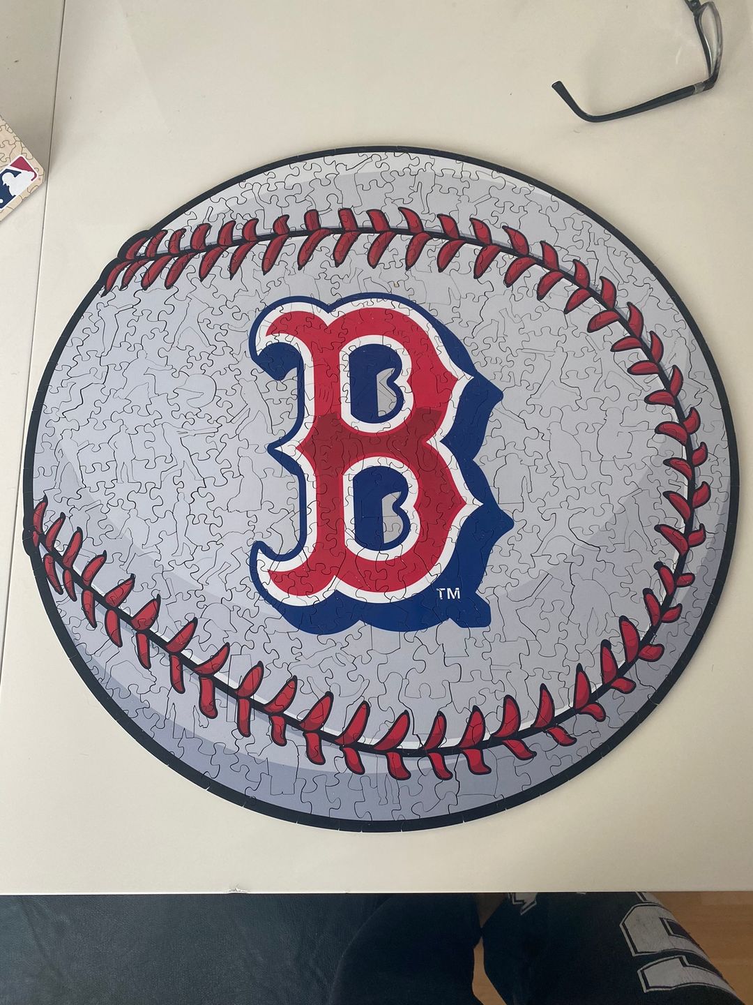 Customer photo review of Boston Red Sox® - Official Wooden Puzzle
