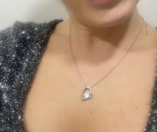 Customer photo review of Collier Amour Éternel - À la femme de ma vie - N'oublie Jamais...
