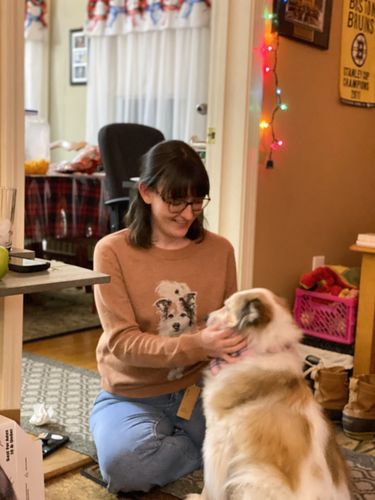 Customer photo review of Full-Body Pet Custom Sweater