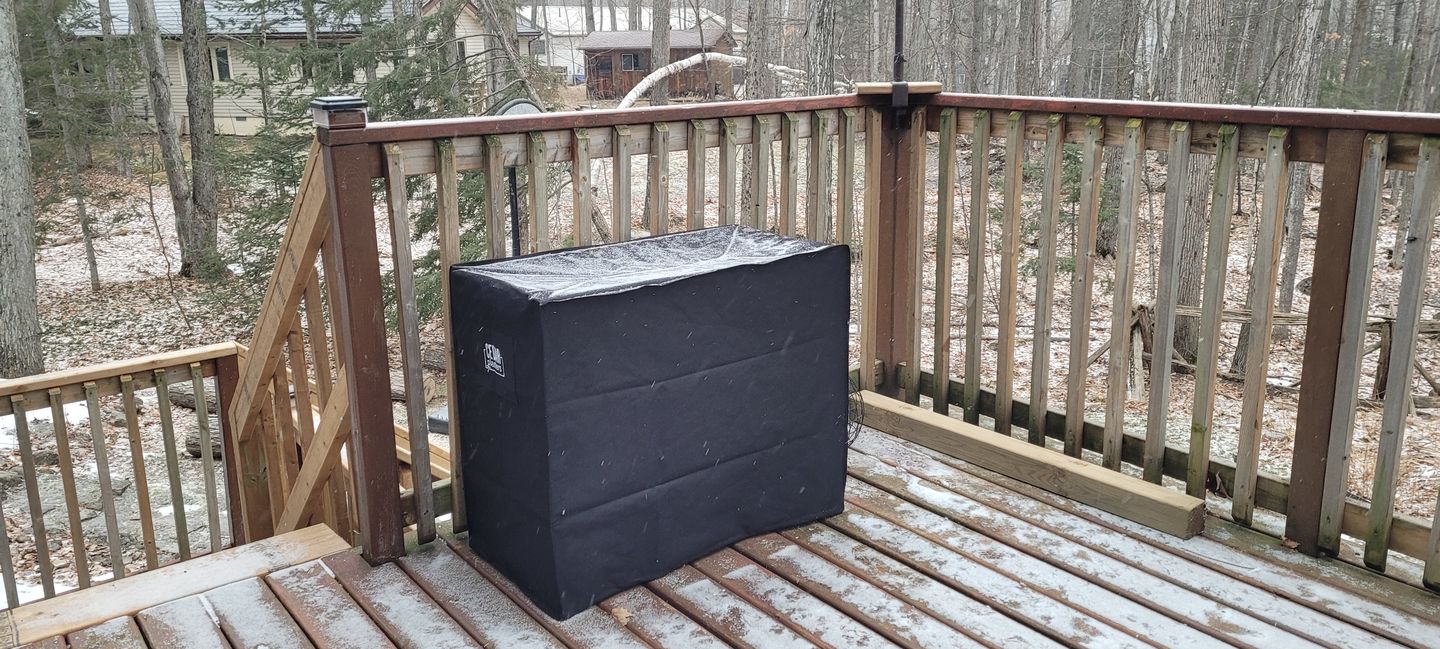 Customer photo review of Winter Covers for 30" Tall Raised Garden Beds