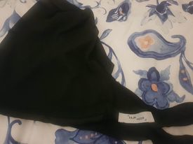 Customer photo review of Silk Hijab Cap - Black