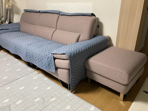 Customer photo review of DANIEL - Sofa văng bọc nỉ