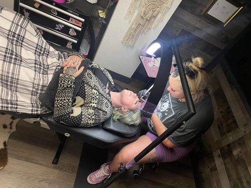 Customer photo review of CosmoGlo Original Light Bundle + Phone Clip