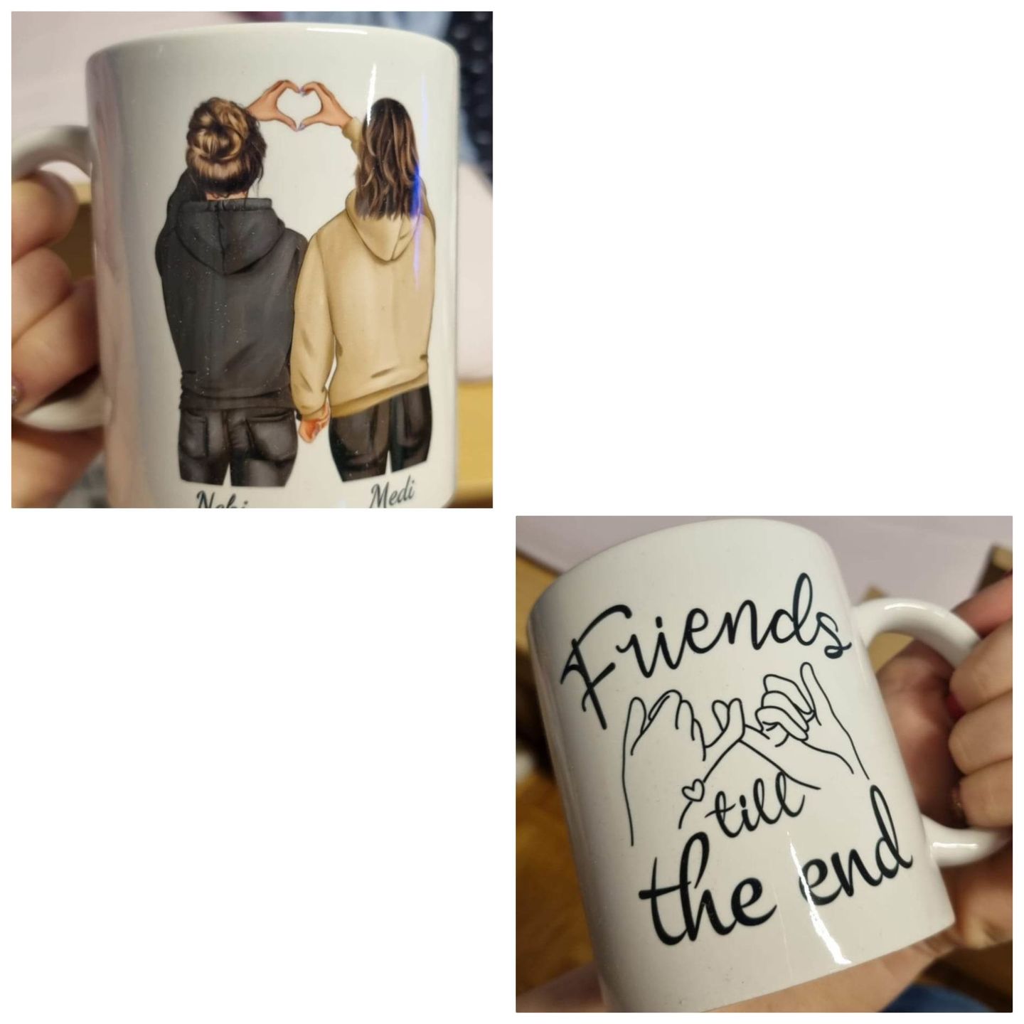 Customer photo review of Winter Besties - Personalisierte Tasse