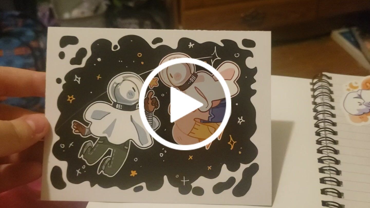 Customer video review of Mini Space Ghost Print 4x5 Glossy Print