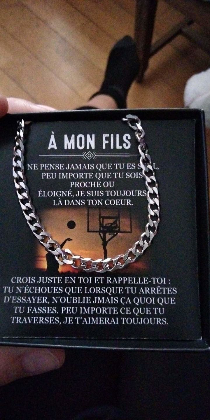 Customer photo review of LINKY • Déclaration Pour Mon Fils