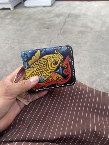 Customer photo review of Hundred Ghosts™ Irezumi Japanese Leather Wallet (Buy 1 Get 1 FREE)