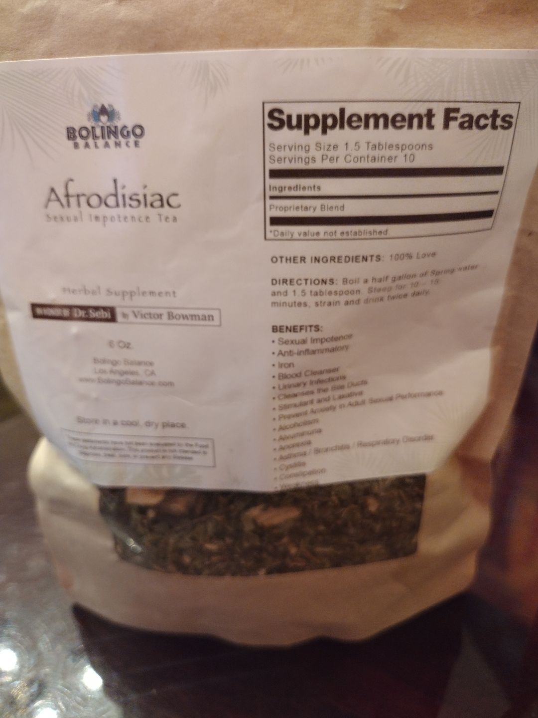Customer photo review of AFRODISIAC