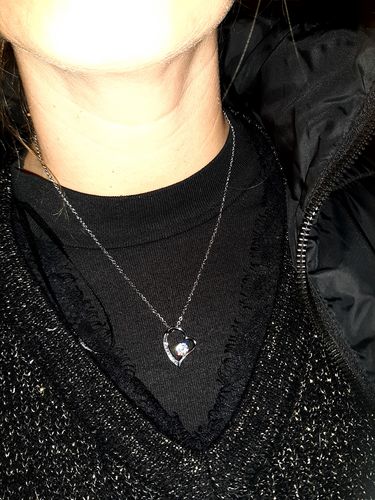 Customer photo review of Collier Amour Éternel - À la femme de ma vie - N'oublie Jamais...