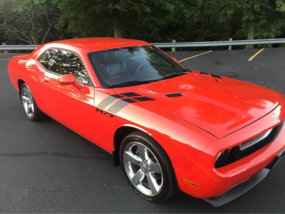 Customer photo review of R/T fender side hash marks racing stripes fits Dodge Challenger 2008-2014