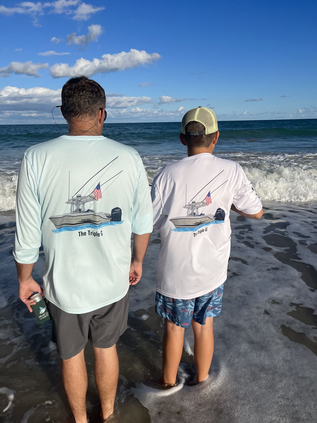 Customer photo review of American Flag Dri-Fit Long Sleeve Custom Shirts