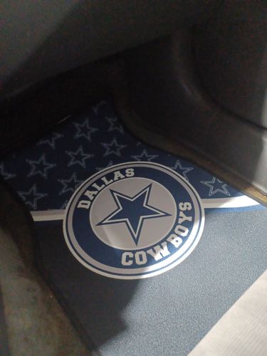Customer photo review of Dallas Cowboys Car Floor Mats Custom Car Accessories For Fans