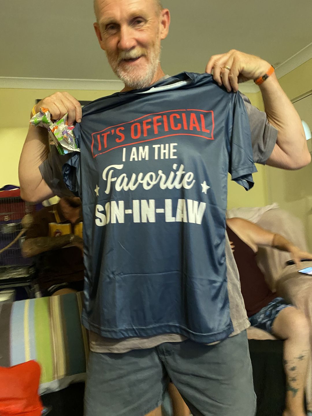 Customer photo review of I Am The Favorite Son-In-Law - Best Gift For Son-In-Law Classic T-Shirt
