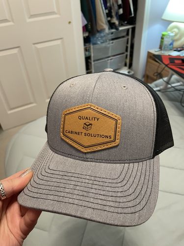 Customer photo review of Richardson 112 Custom Leather Patch Hat