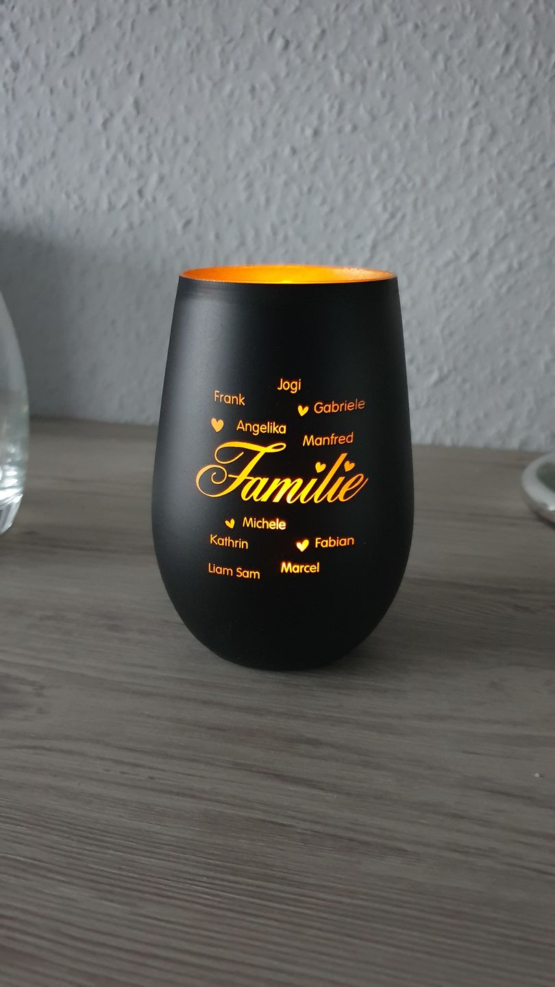 Customer photo review of Familie ist... - Familien-Windlicht