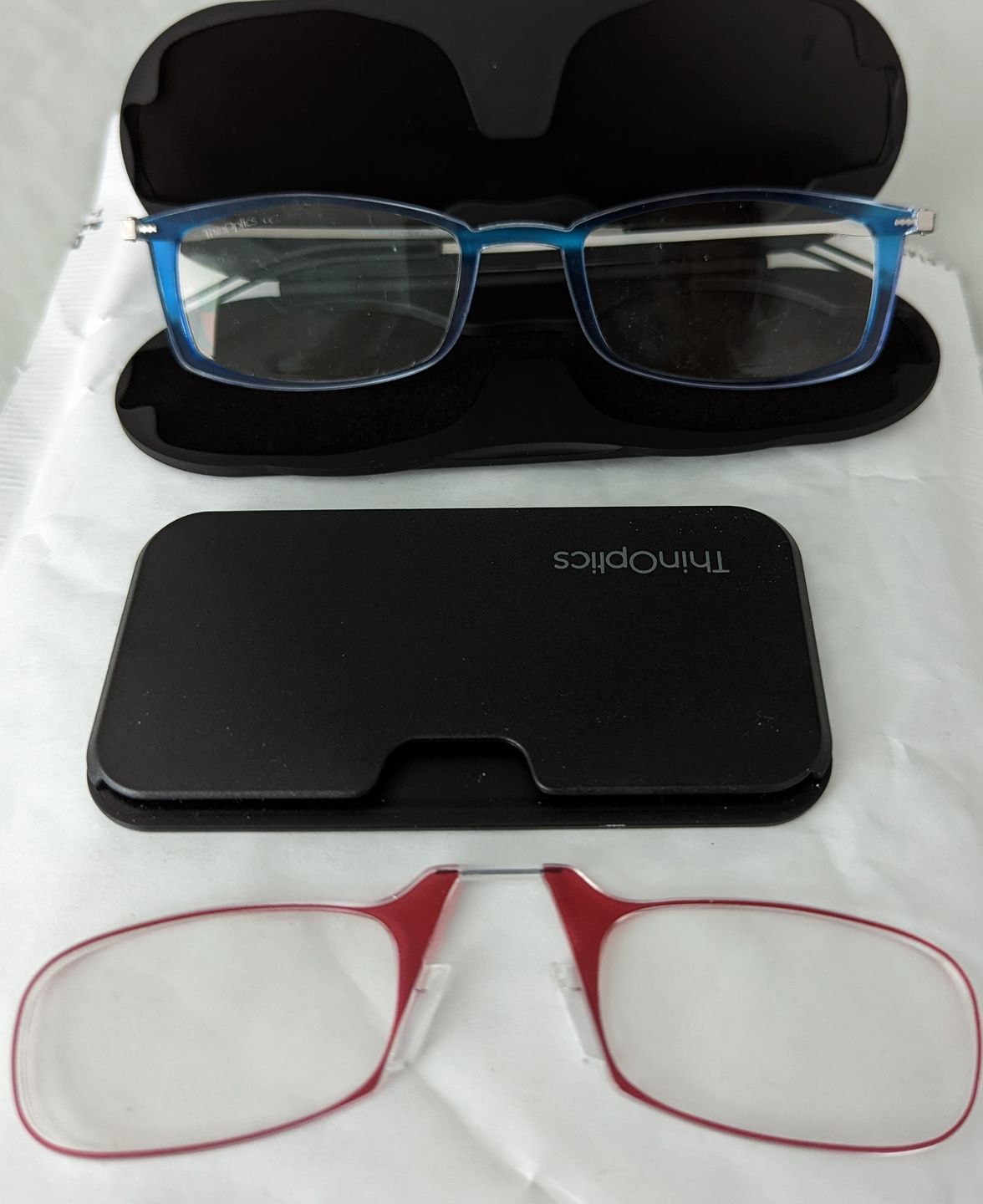 Customer photo review of Brooklyn Full Frame Reading Glasses + Milano Case