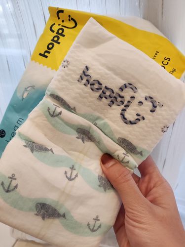 Customer photo review of Hoppi AirDream Baby Diaper Tape (Trial Pack)