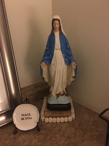 Customer photo review of Peace Be Still Dish